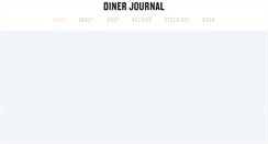 Desktop Screenshot of dinerjournal.com